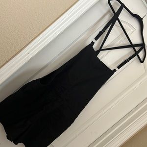 Torrid linen jumpsuit 1x black